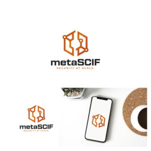 metaSCIF   Security at Scale.  | Diseño de Logo por creative.bugs