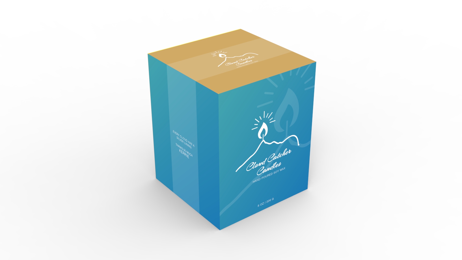 Packaging Design by davidsantacruz7 for Cloud Catcher Candles | Design #27755474