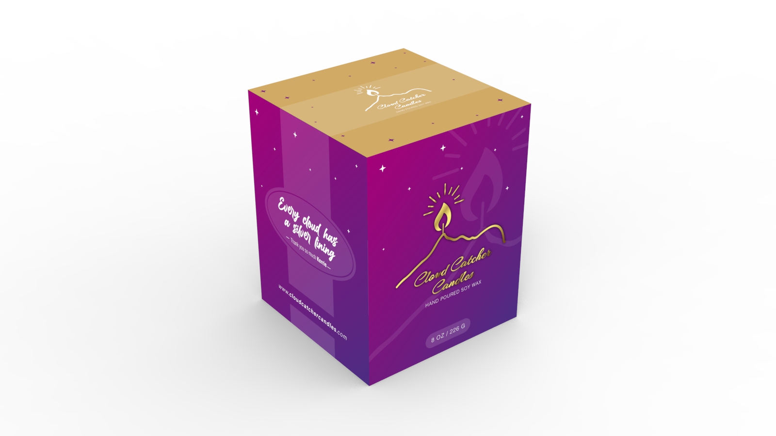 Packaging Design by davidsantacruz7 for Cloud Catcher Candles | Design #27758505