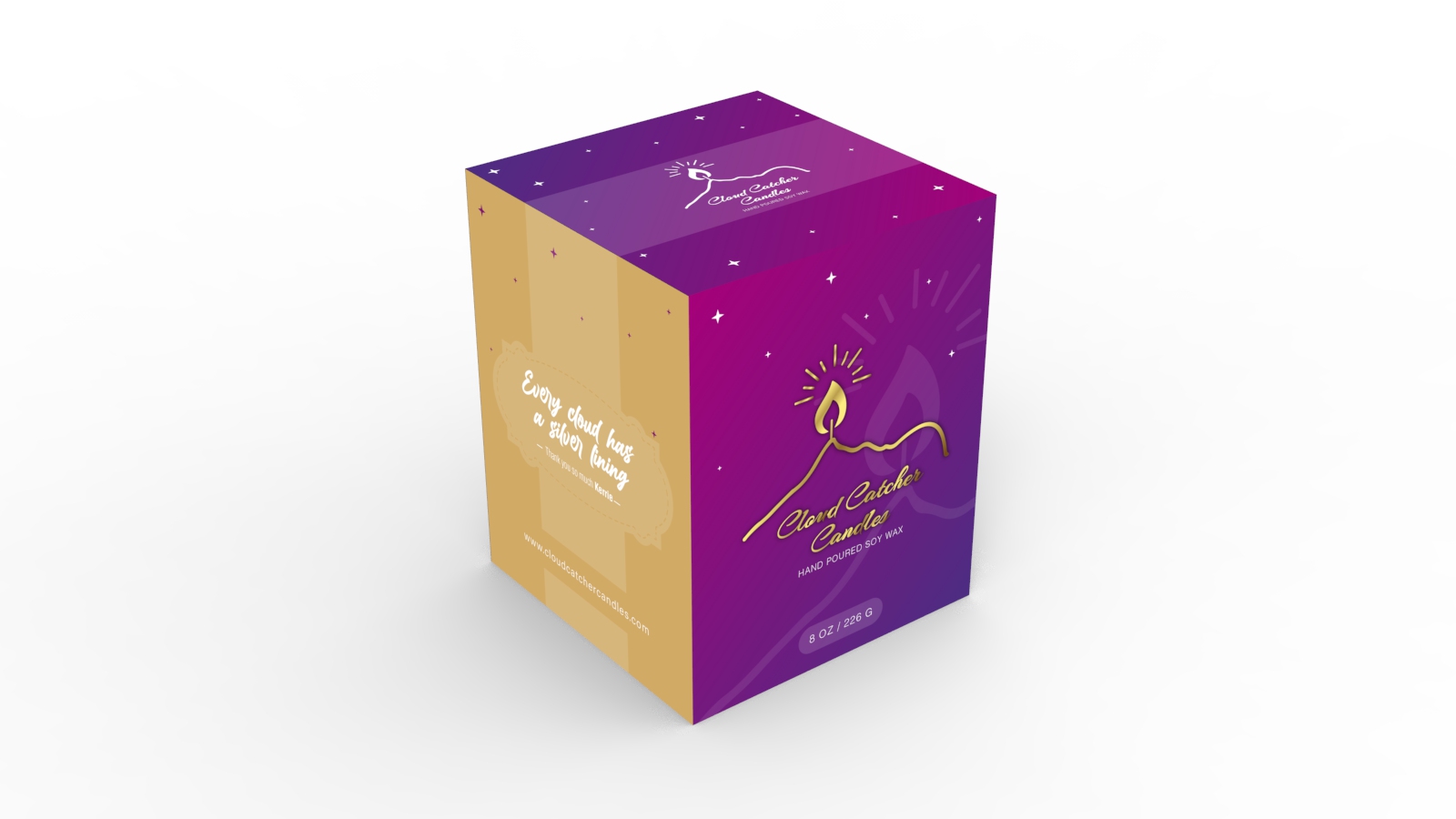Packaging Design by davidsantacruz7 for Cloud Catcher Candles | Design #27758539