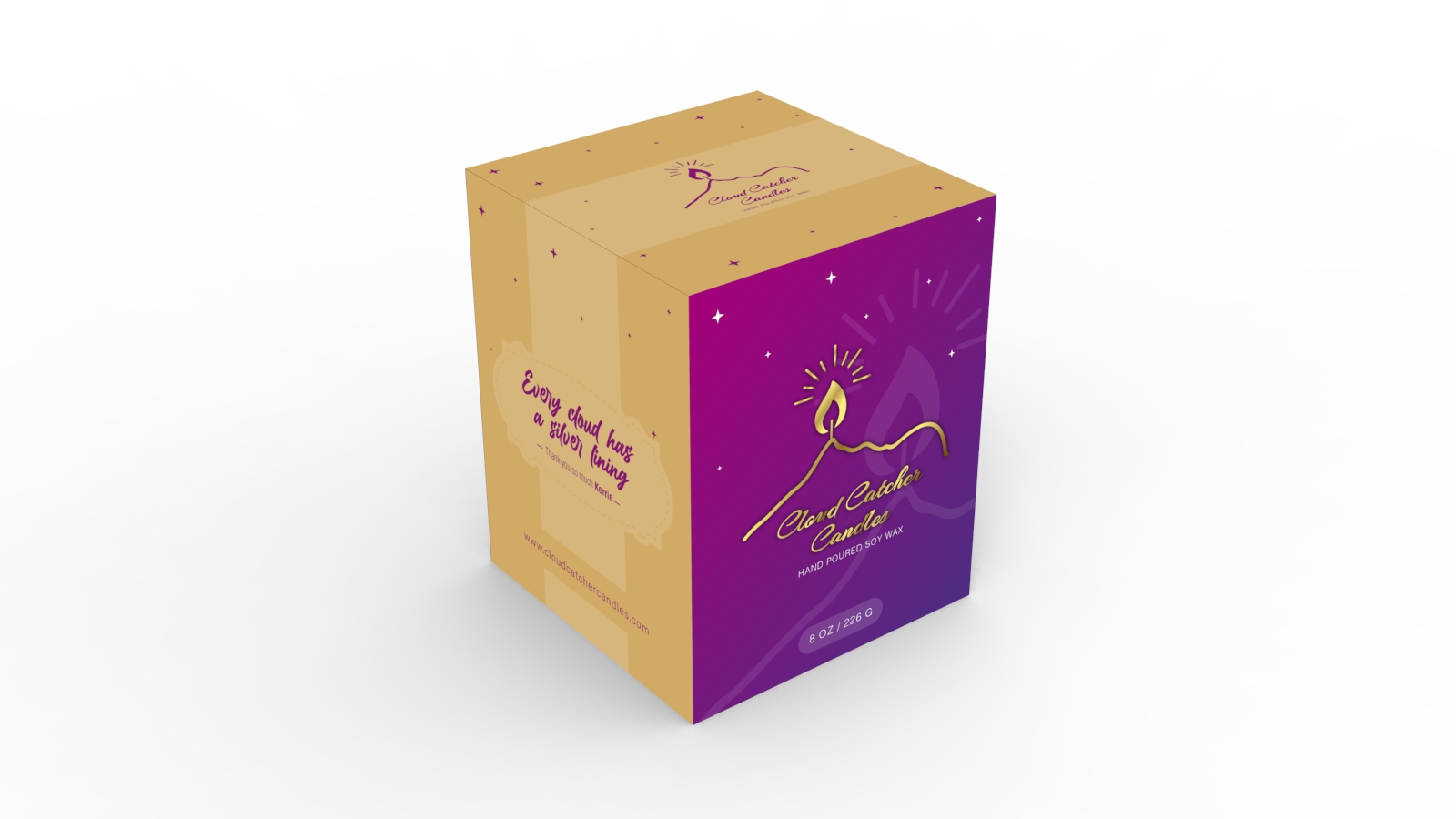 Packaging Design by davidsantacruz7 for Cloud Catcher Candles | Design #27758547