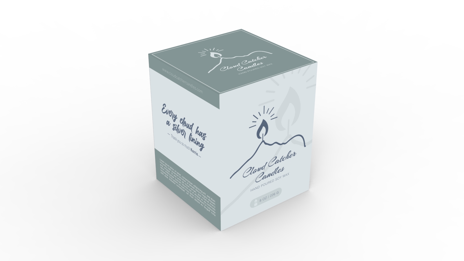 Packaging Design by davidsantacruz7 for Cloud Catcher Candles | Design #27758808
