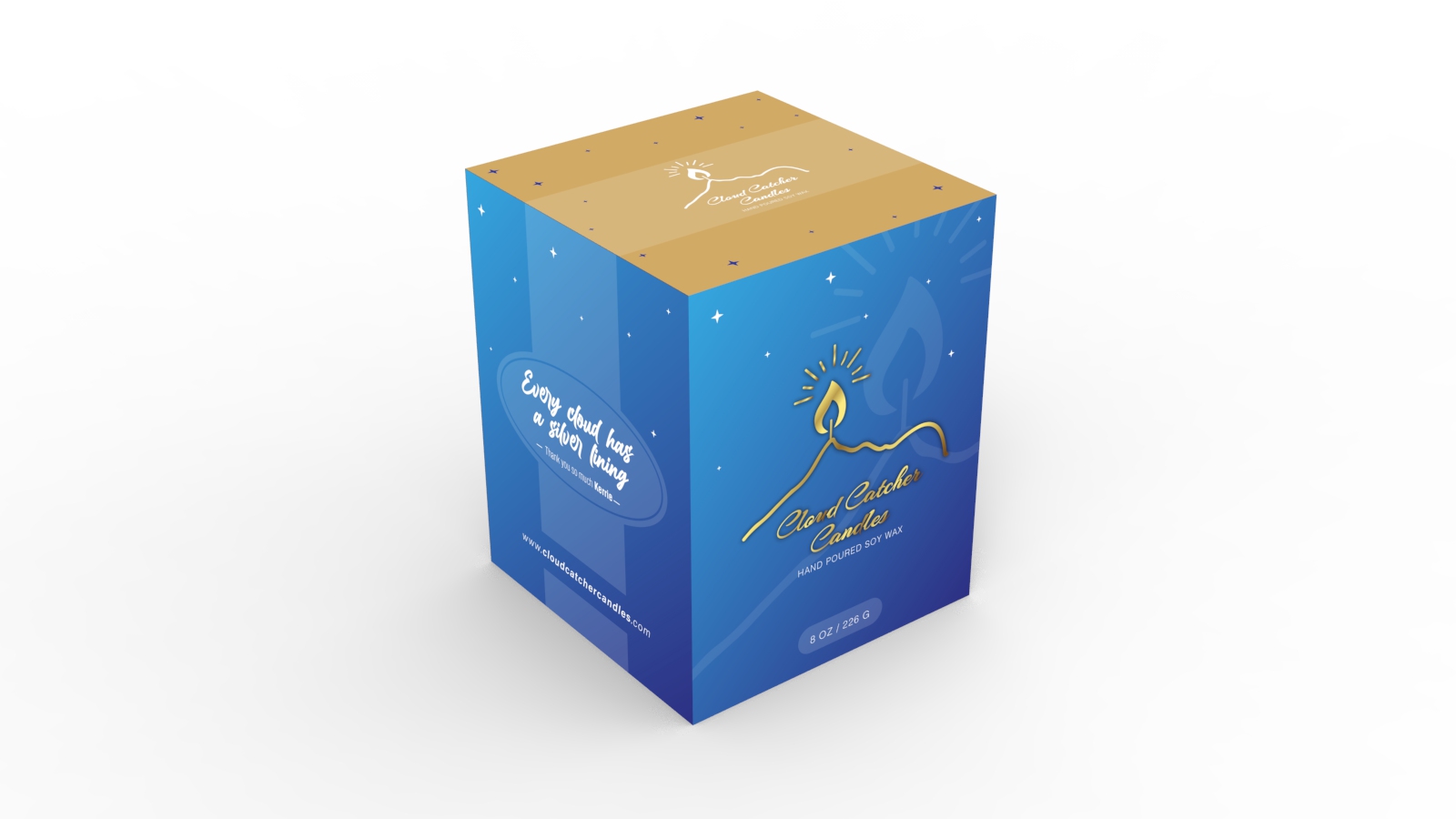 Packaging Design by davidsantacruz7 for Cloud Catcher Candles | Design #27797831