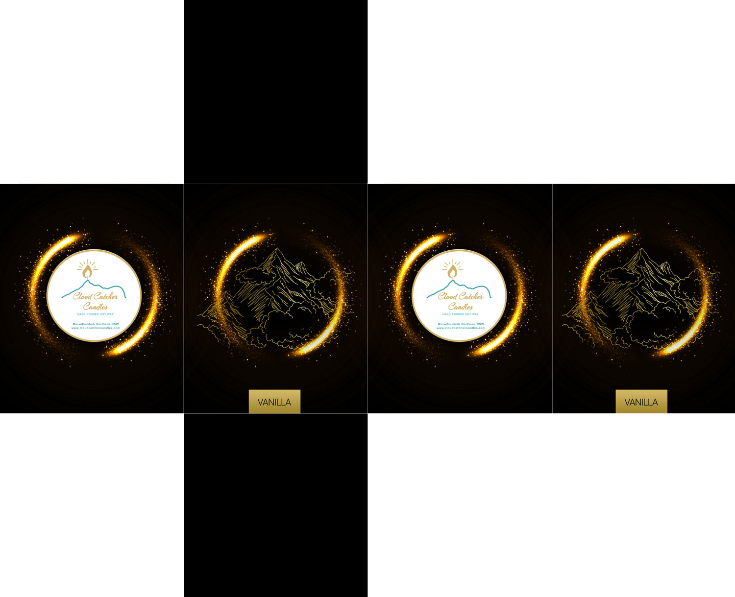 Packaging Design by ojulia for Cloud Catcher Candles | Design #27791613