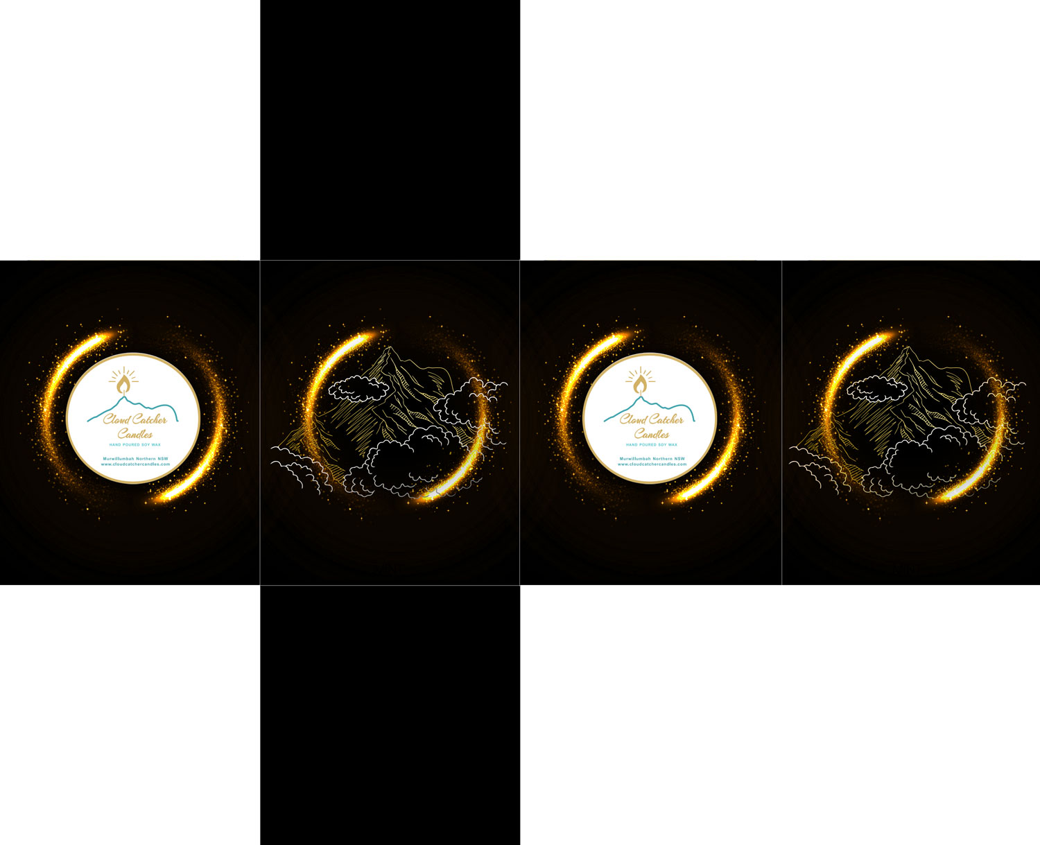 Packaging Design by ojulia for Cloud Catcher Candles | Design #27803647