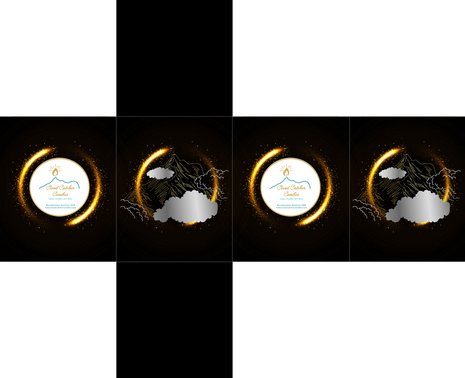 Packaging Design by ojulia for Cloud Catcher Candles | Design #27803648