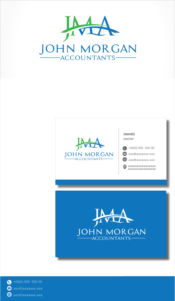 Logo Design by zebronicgraphic for John Morgan Accountants | Design #27754356