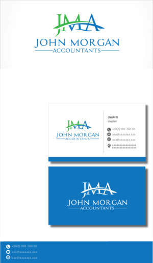 Logo Design by zebronicgraphic for John Morgan Accountants | Design: #27754356