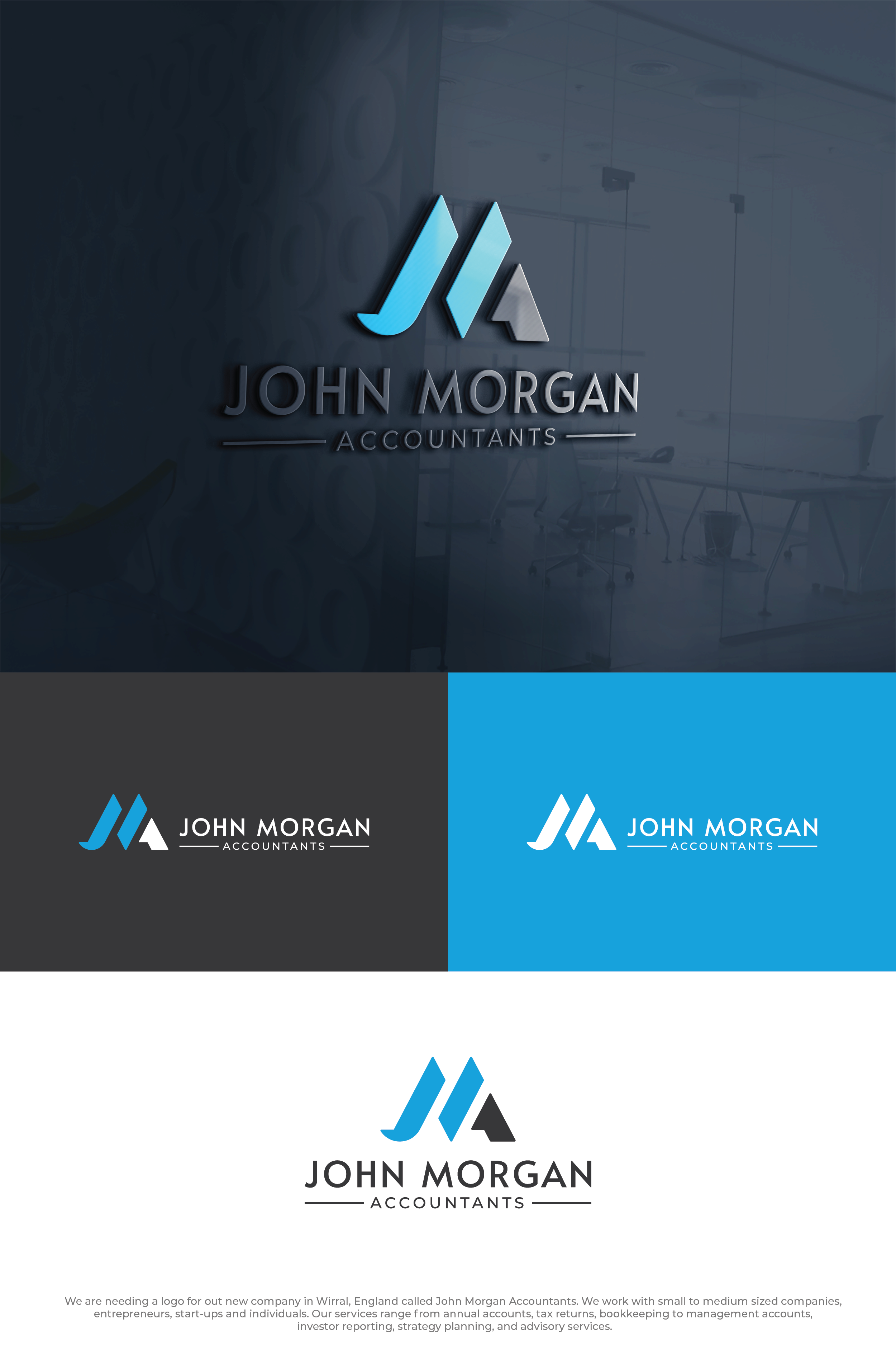 Diseño de Logo por dan-D-dan para John Morgan Accountants | Diseño #27784736