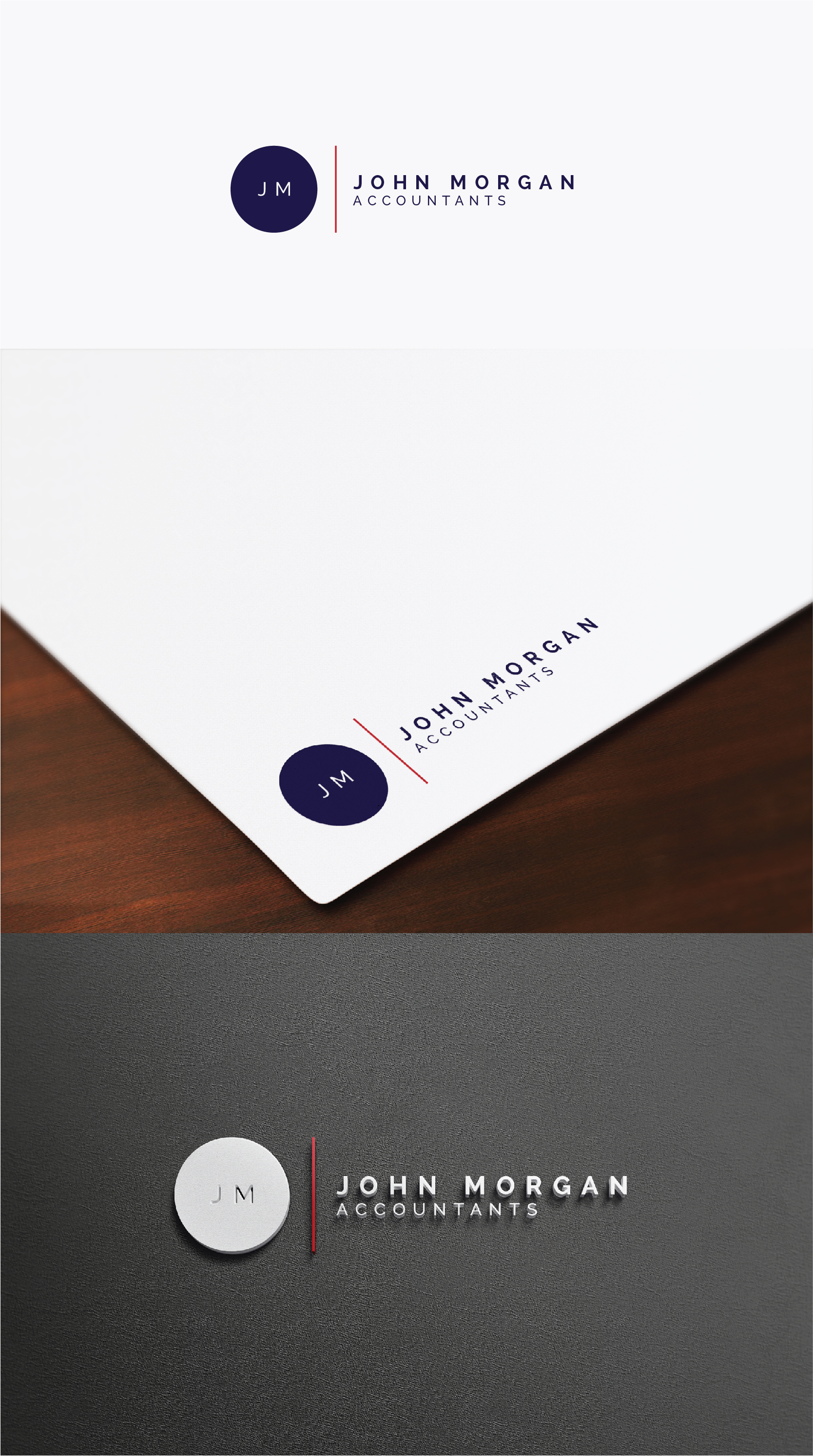 Logo Design by IMilenovic for John Morgan Accountants | Design #27761343