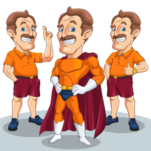 Fun cartoon character illustration | Diseño Con Ilustración por HUE CREATIVE LAB