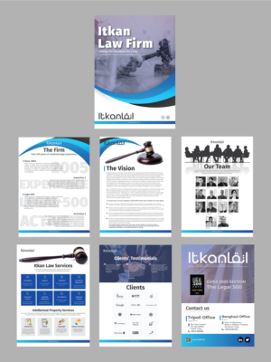 Brochure Design by Shamim_Design for Itkan law firm | Design: #27762231