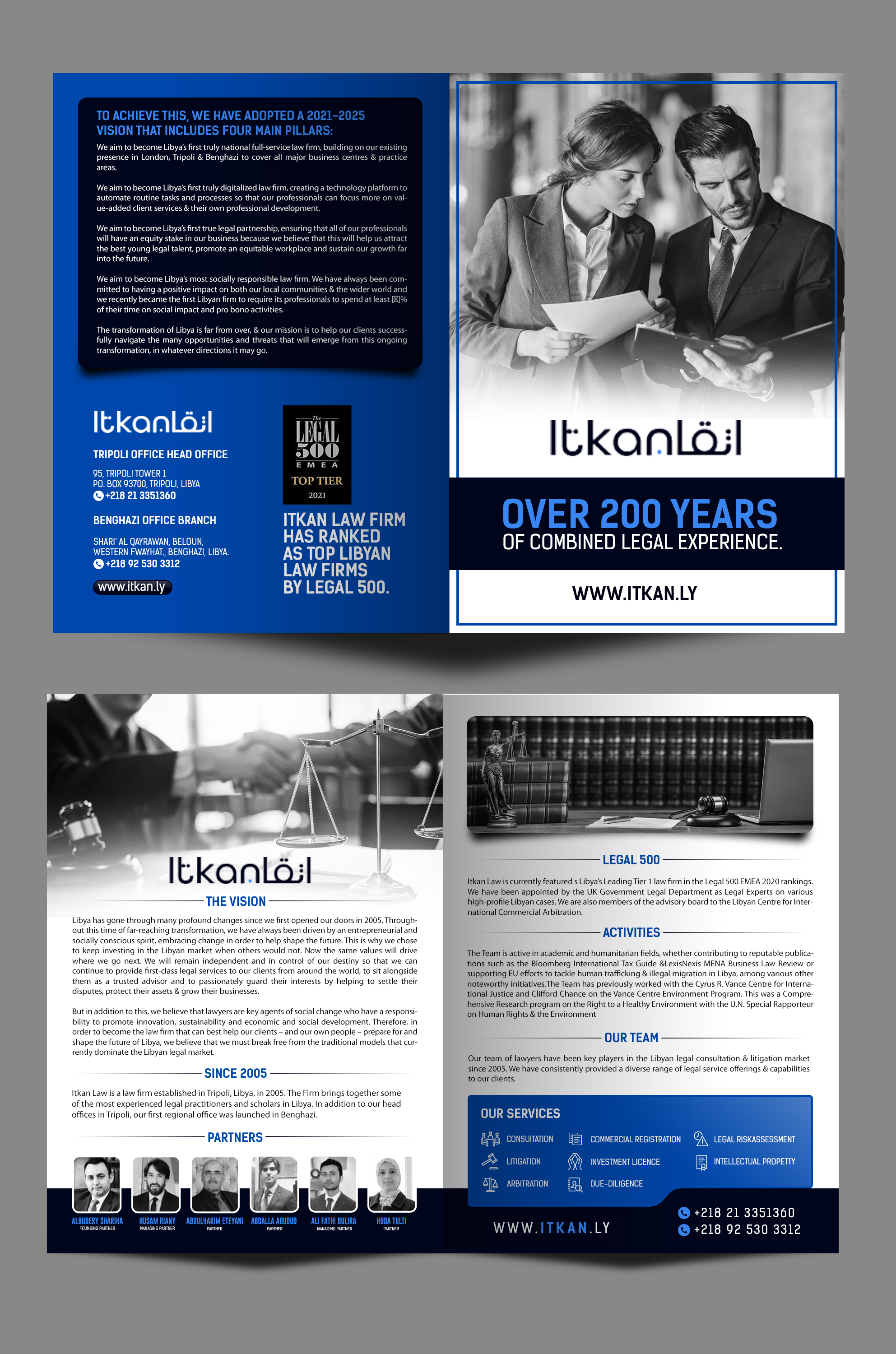 Brochure Design by chandrayaan.creative for Itkan law firm | Design #27784263