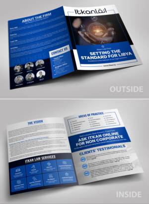 Brochure Design by SAI DESIGNS for Itkan law firm | Design: #27771030