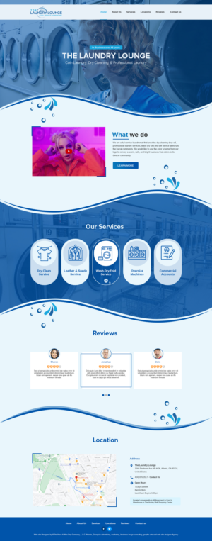 Web Design par nh5 pour Atlanta Laundry Company, Inc. | Design : #27780974