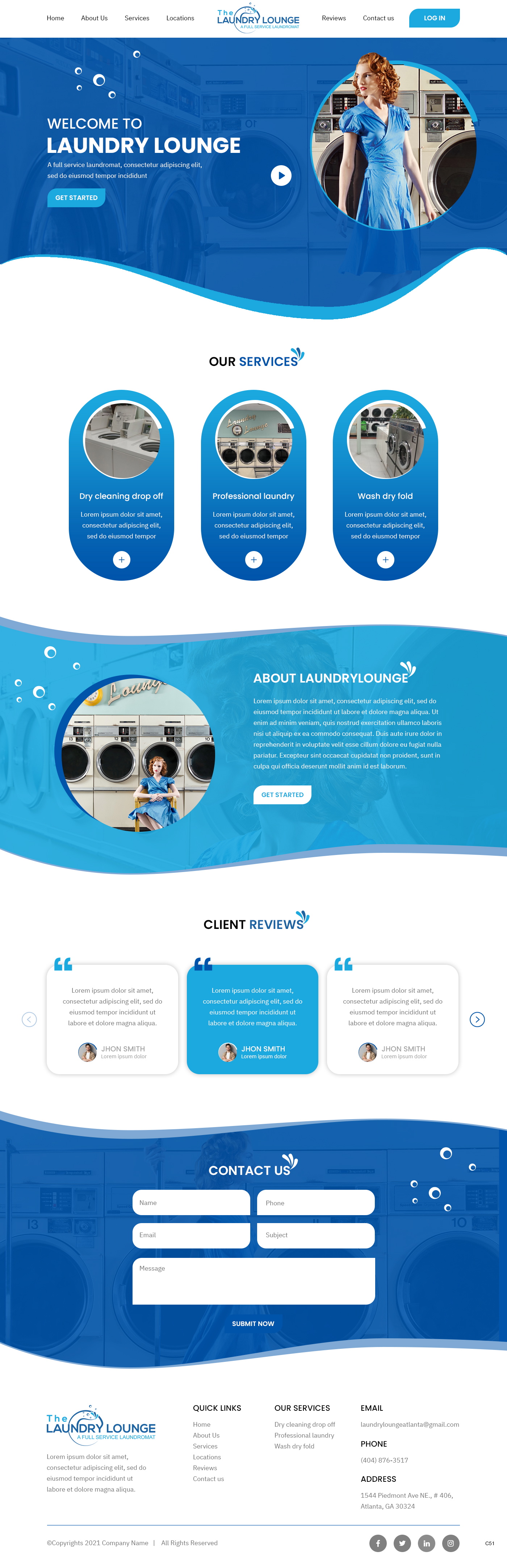 Diseño Web por pb para Atlanta Laundry Company, Inc. | Diseño #27767736