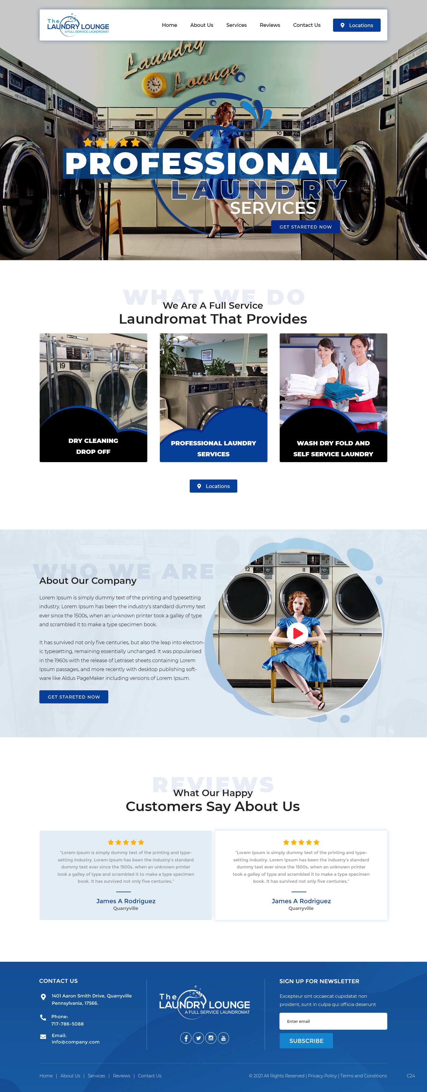 Web Design by pb for Atlanta Laundry Company, Inc. | Design #27776562