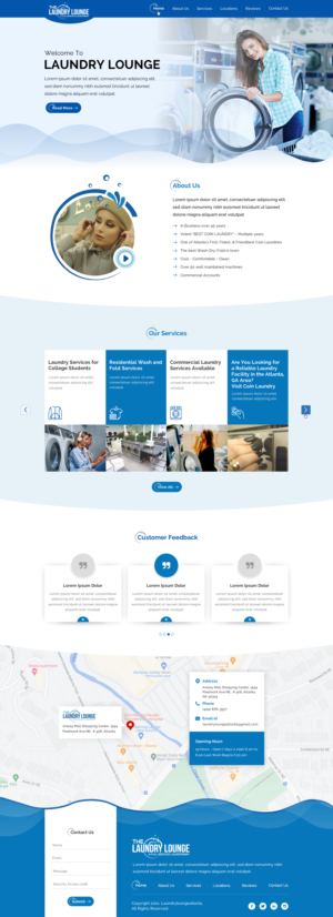 Web Design by Sbss for Atlanta Laundry Company, Inc. | Design: #27766437