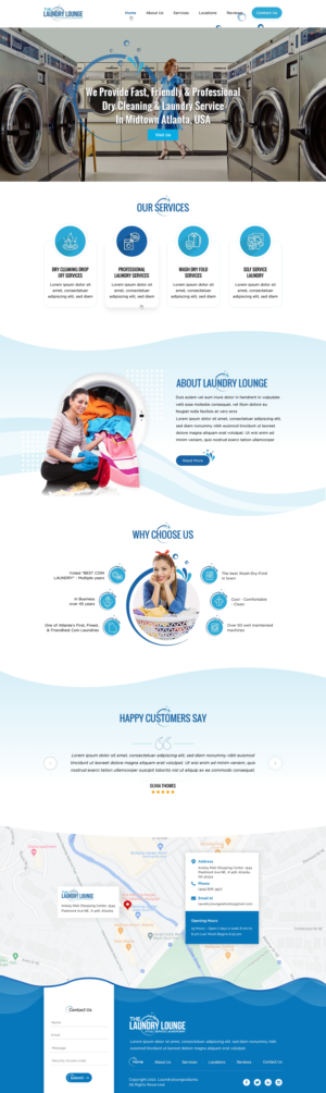 Web Design by Sbss for Atlanta Laundry Company, Inc. | Design: #27767868
