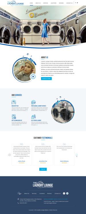 Web Design by Sbss for Atlanta Laundry Company, Inc. | Design: #27778793