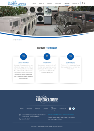 Web Design by Sbss for Atlanta Laundry Company, Inc. | Design: #27803742