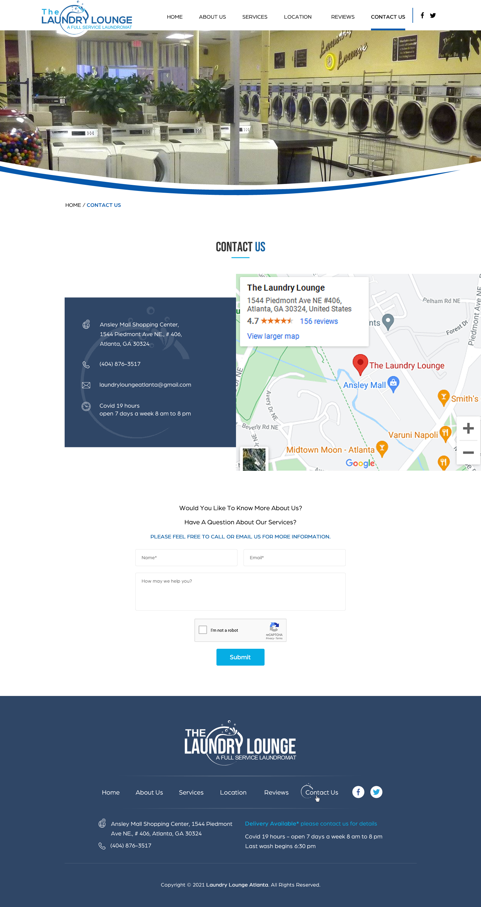 Web Design by Sbss for Atlanta Laundry Company, Inc. | Design #27803743