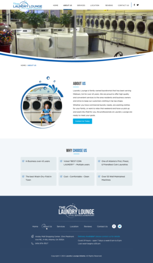 Web Design by Sbss for Atlanta Laundry Company, Inc. | Design: #27803744