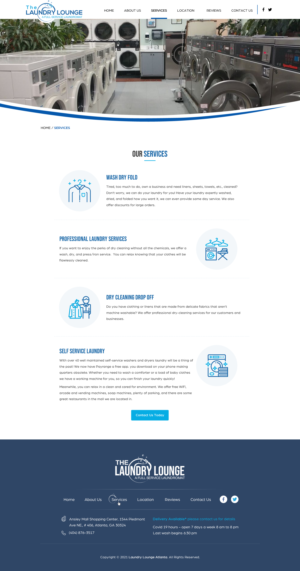 Web Design by Sbss for Atlanta Laundry Company, Inc. | Design: #27803745