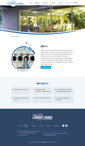 Web Design by Sbss for Atlanta Laundry Company, Inc. | Design: #27813132