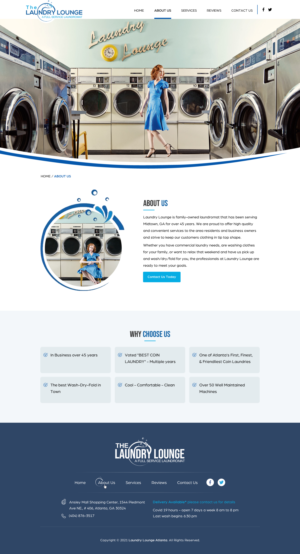 Web Design by Sbss for Atlanta Laundry Company, Inc. | Design: #27815040