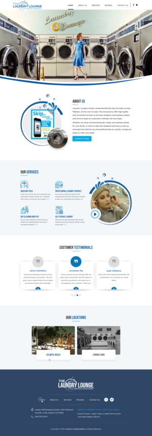 Web Design by Sbss for Atlanta Laundry Company, Inc. | Design: #27815041