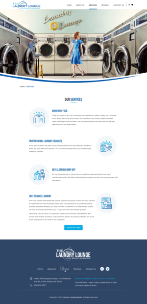 Web Design by Sbss for Atlanta Laundry Company, Inc. | Design: #27837761