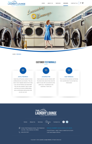 Web Design by Sbss for Atlanta Laundry Company, Inc. | Design: #27837762