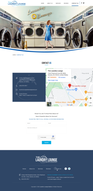 Web Design by Sbss for Atlanta Laundry Company, Inc. | Design: #27837763
