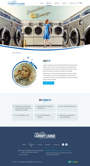 Web Design by Sbss for Atlanta Laundry Company, Inc. | Design: #27847296