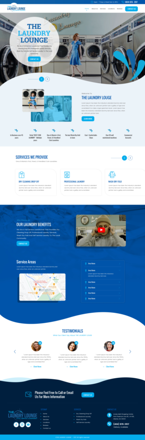 Web Design by rightway for Atlanta Laundry Company, Inc. | Design: #27780468