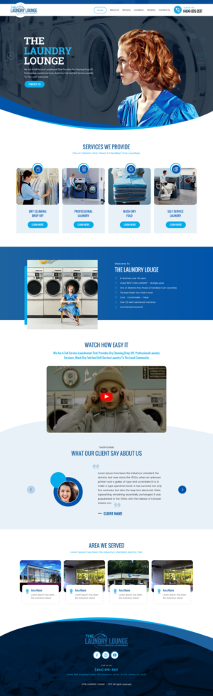 Web Design by rightway for Atlanta Laundry Company, Inc. | Design: #27780469