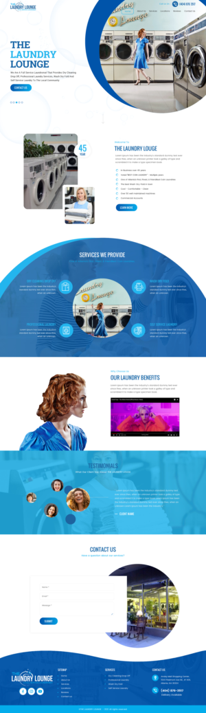 Web Design by rightway for Atlanta Laundry Company, Inc. | Design: #27780470