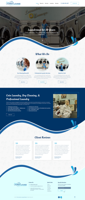Web Design by Ved Web Services for Atlanta Laundry Company, Inc. | Design: #27786600