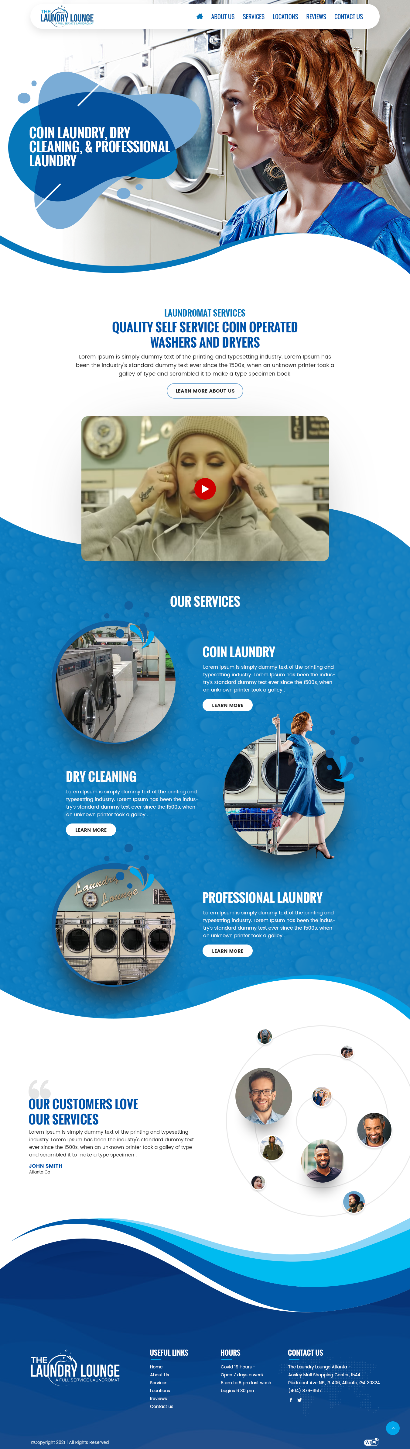 Web Design par nzdesigners pour Atlanta Laundry Company, Inc. | Design #27765894