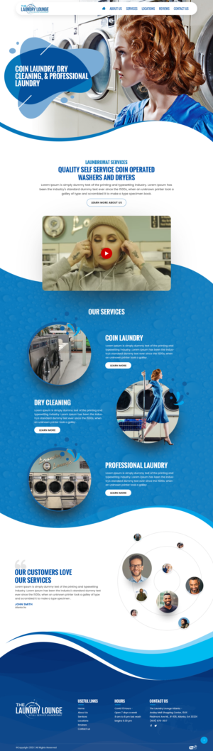 Web Design by nzdesigners for Atlanta Laundry Company, Inc. | Design: #27765894