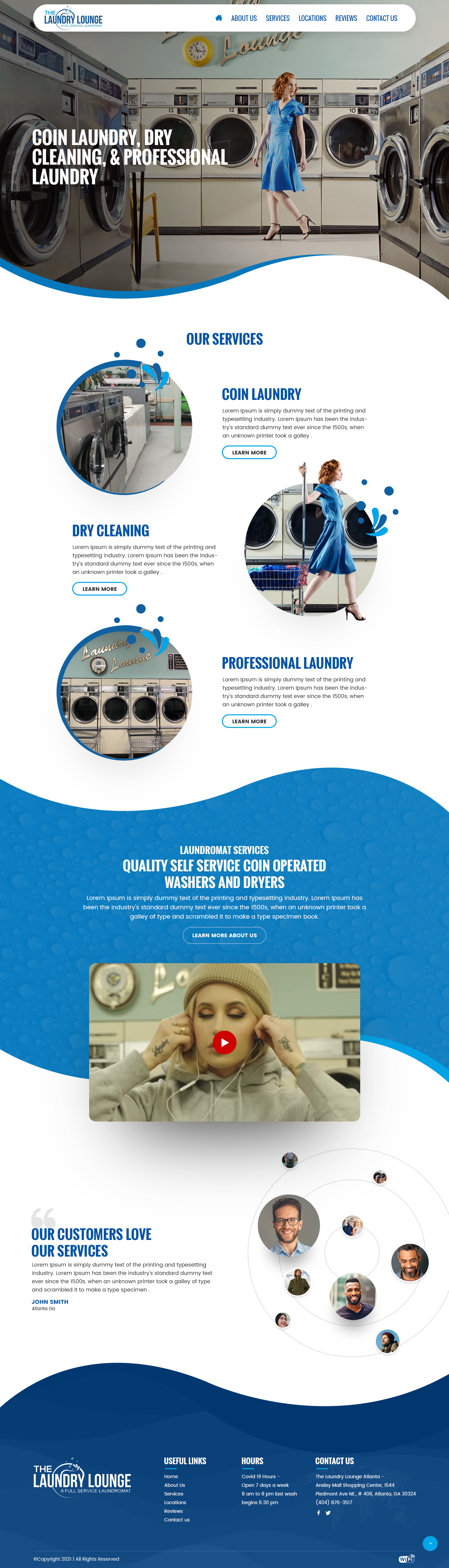 Web Design par nzdesigners pour Atlanta Laundry Company, Inc. | Design #27765895