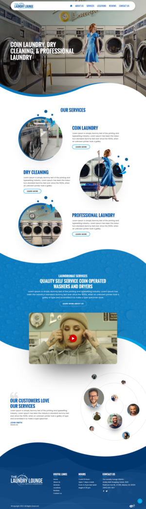 Web Design by nzdesigners for Atlanta Laundry Company, Inc. | Design: #27765895