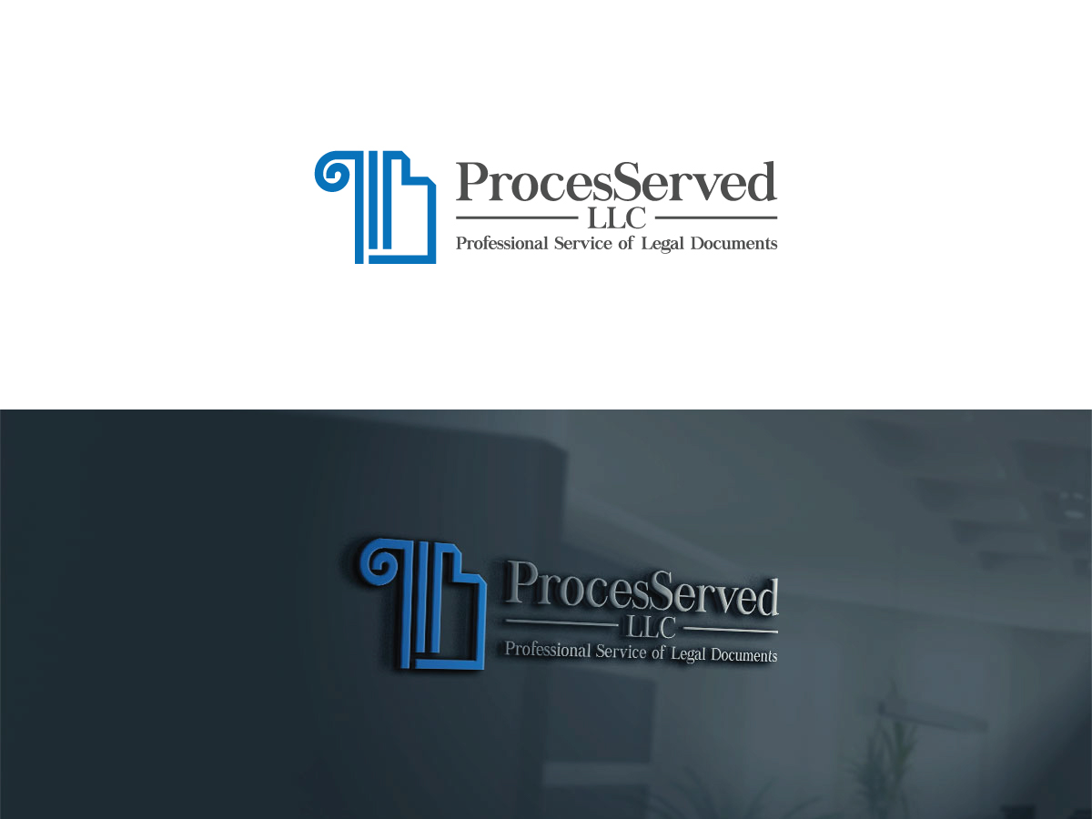 Logo Design by 439 Creations for ProcesServed, LLC | Design #27765233