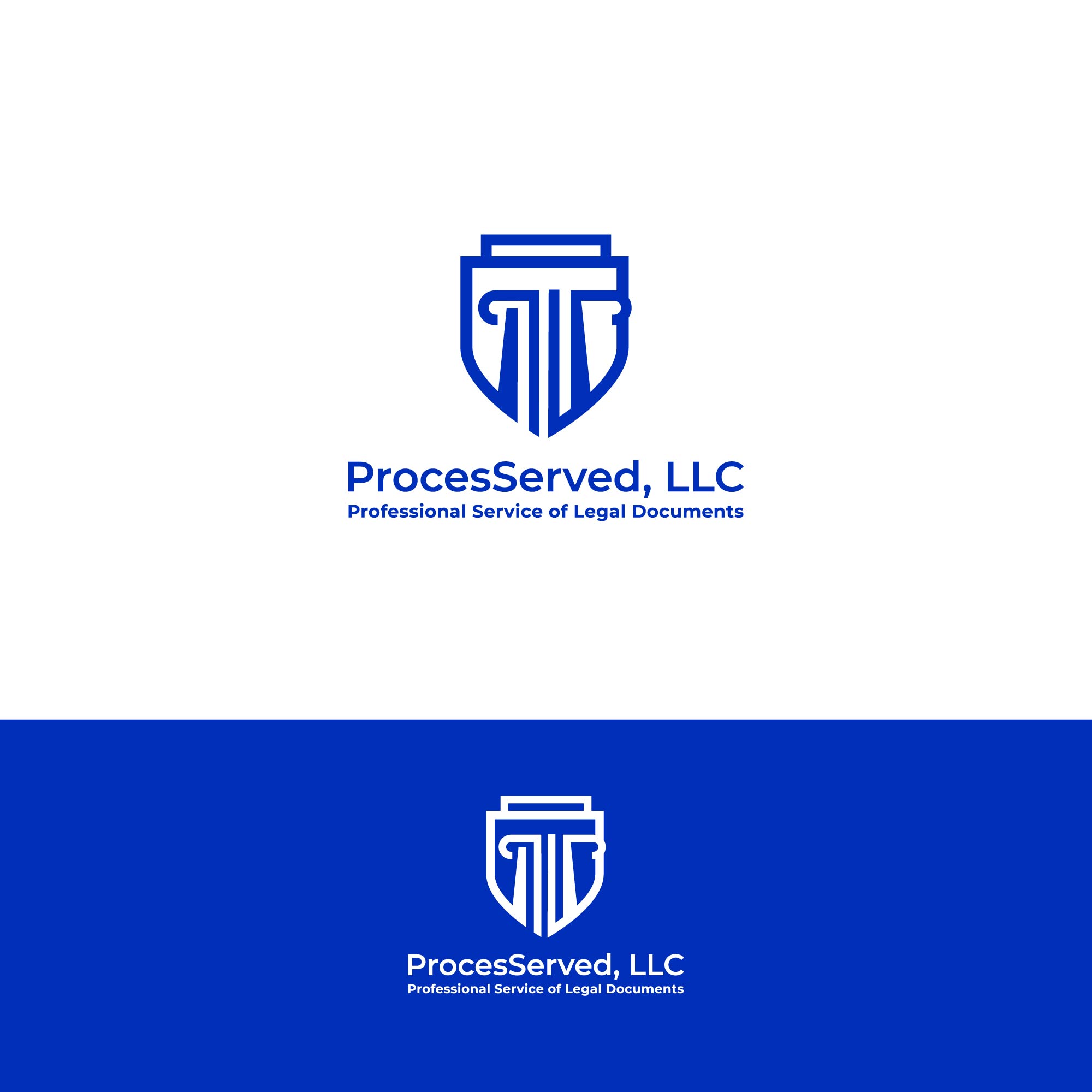 Logo Design by creative.bugs for ProcesServed, LLC | Design #27769905