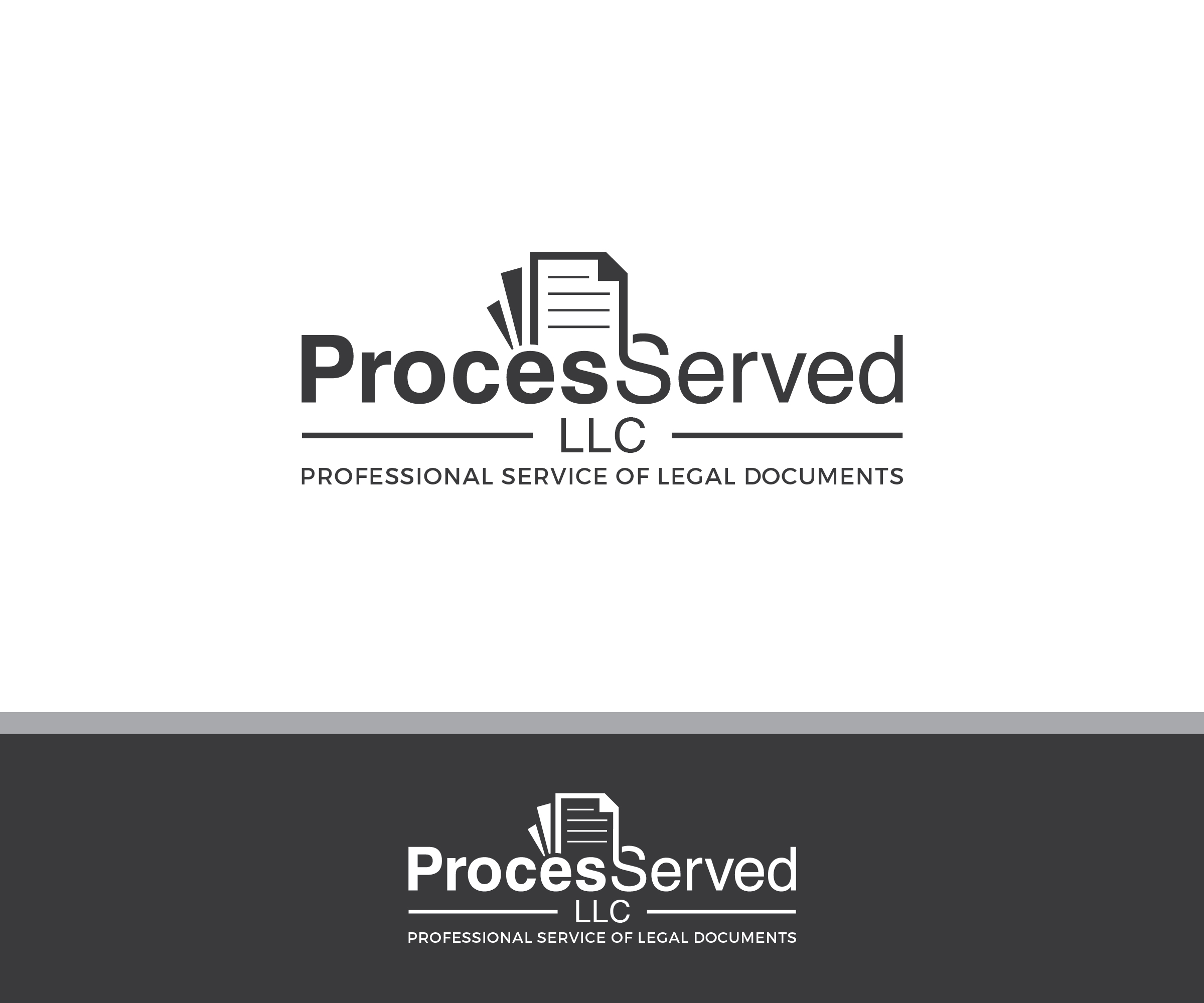 Logo Design by ecorokerz for ProcesServed, LLC | Design #27769934