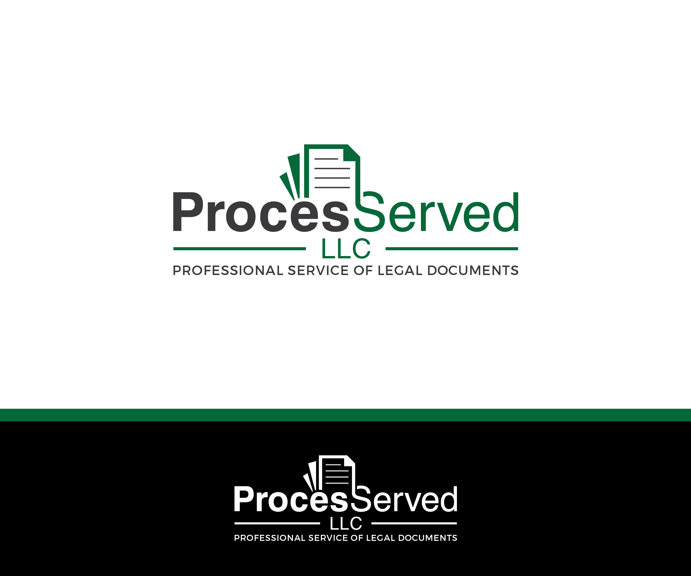 Logo Design by ecorokerz for ProcesServed, LLC | Design: #27782691