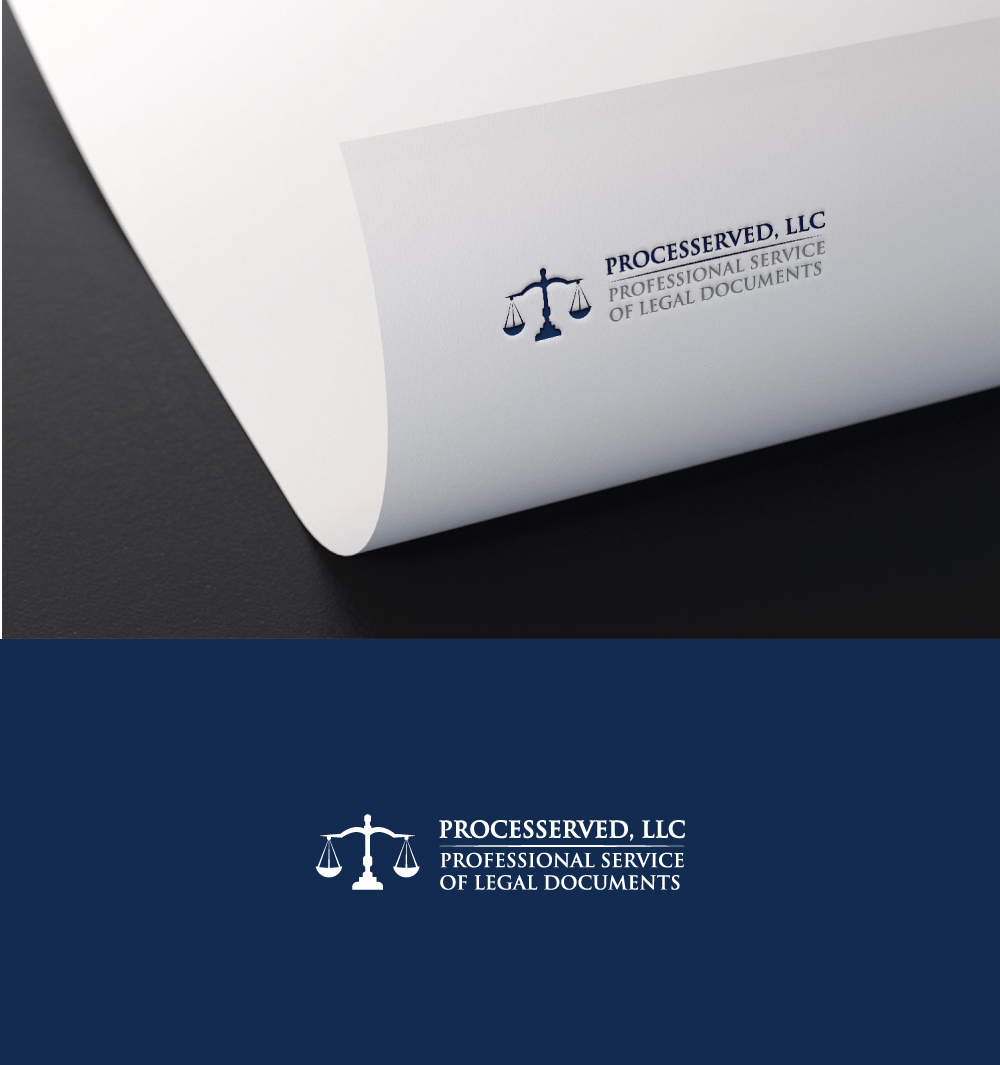 Logo Design by R.design for ProcesServed, LLC | Design #27764108