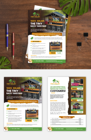 Tiny Solar Structures needs a product brochure | Diseño de Flyer por debdesign