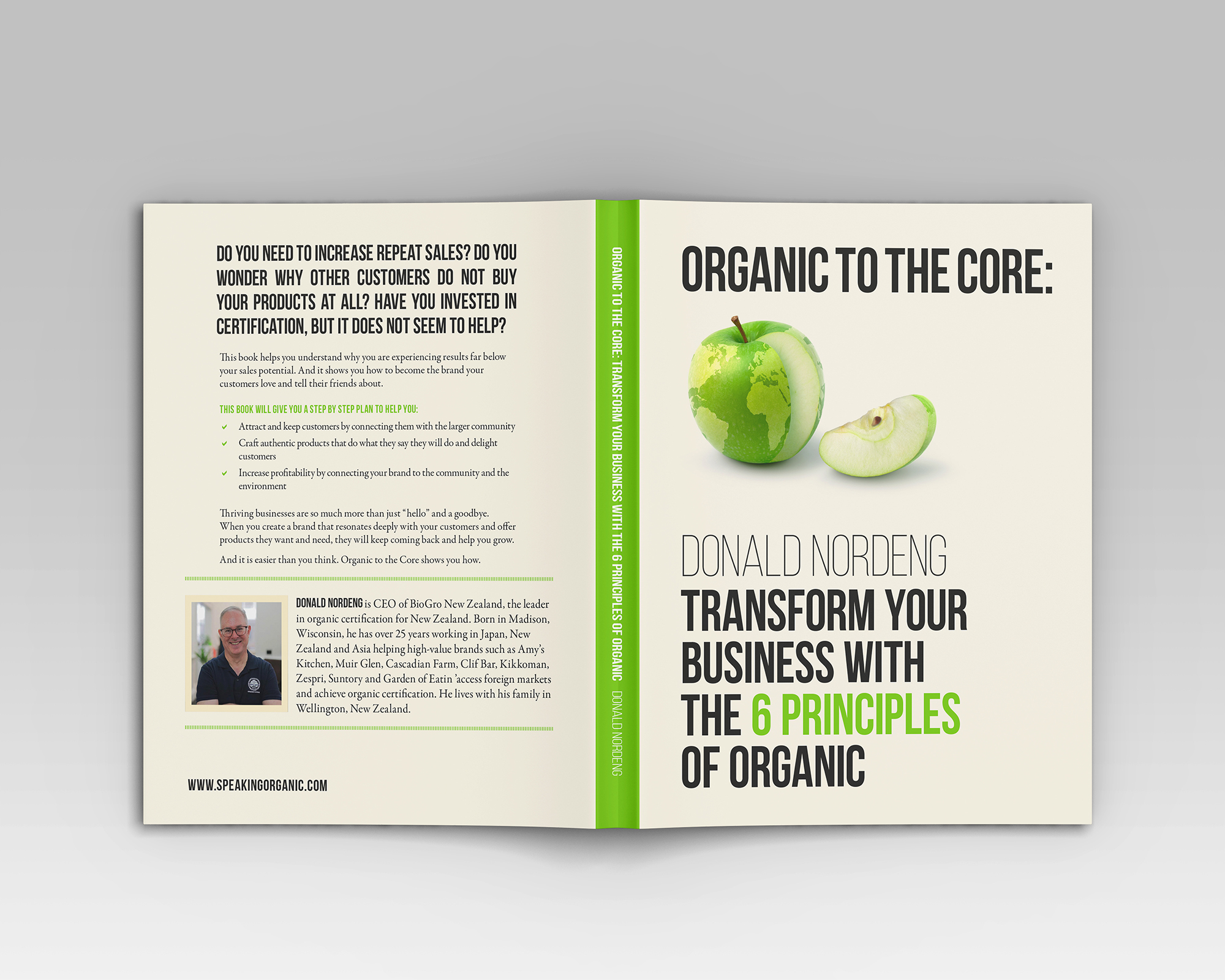 Book Cover Design by Creative Type for Speaking Organic | Design #27840484